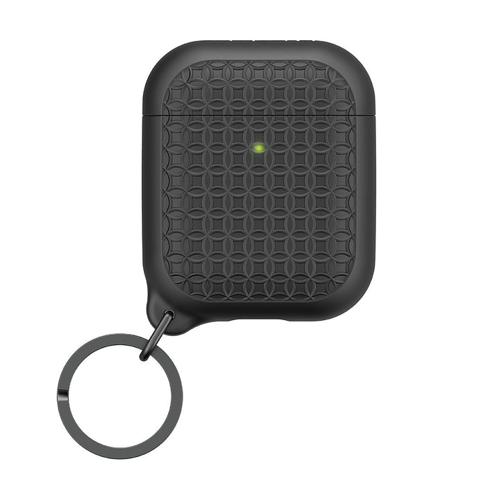 Catalyst airpods gen2/1 case keyring showing the side of the case with keyring