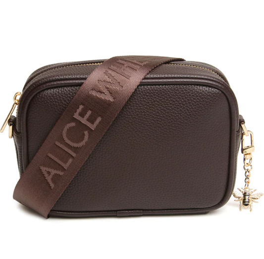 Alice Wheeler Mini Soho Crossbody Bag - Chocolate