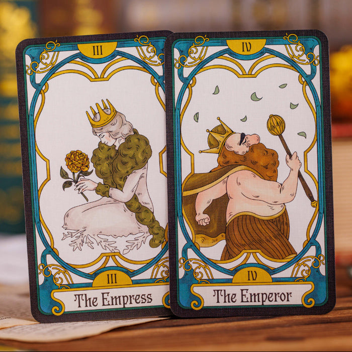 The Empress and Emperor Tarot Cards