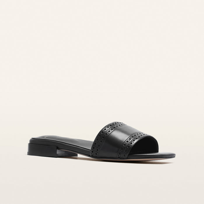 Aniston Black Brogue