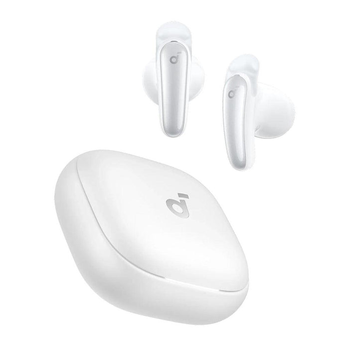 Anker Soundcore Liberty Buds, Wireless Semi-in-Ear Earbuds, ANC, White