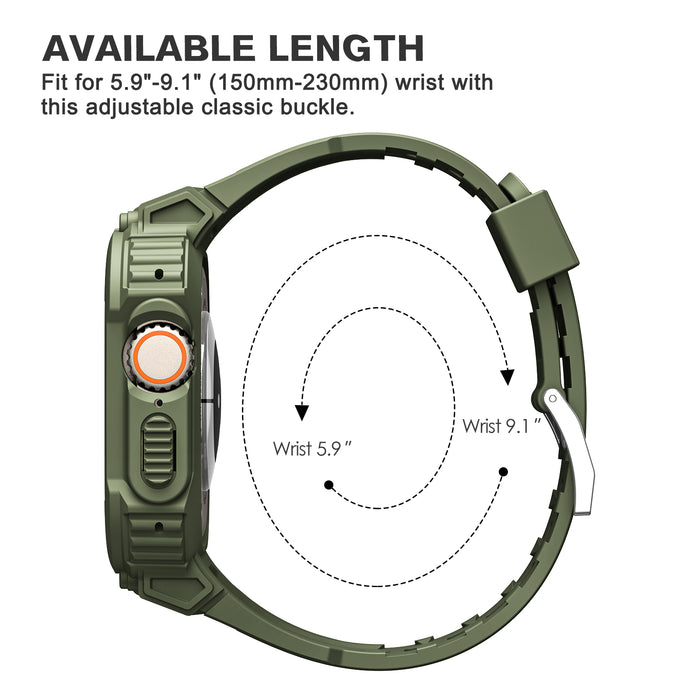 Apple Watch Ultra 49mm Band with Bumper Case | Fintie
