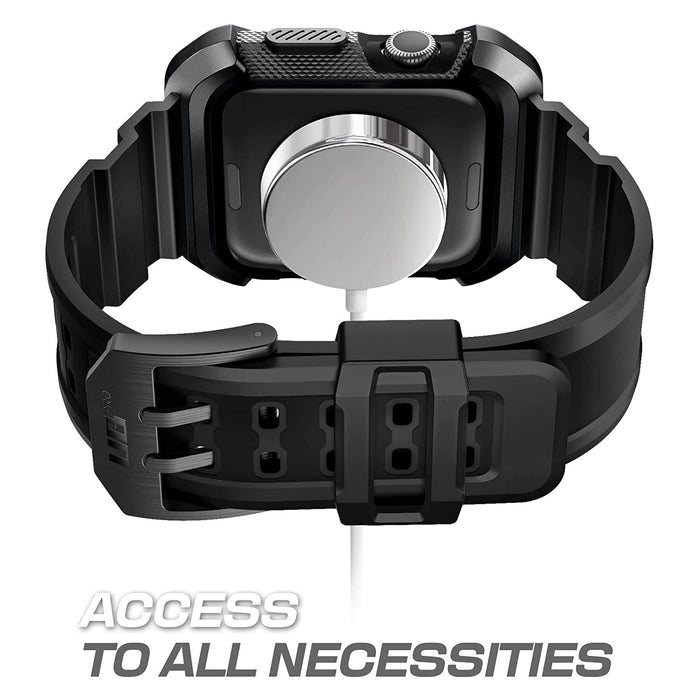 Apple Watch Unicorn Beetle PRO Rugged Wristband Case 44mm(open box)-Black