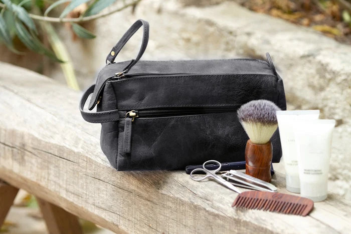 Leather Toiletry Bag