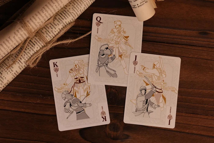 Assassins Creed Playing Cards - 3D White
