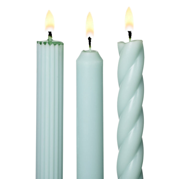 Assorted Light Blue Candle Tapers 3-Pack - Illume Candles - 46271341000
