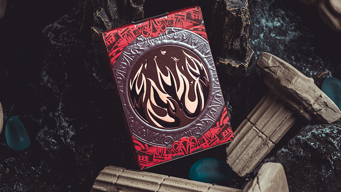 Atlantis Fire Playing Cards Playing Cards by Bacon Playing Card Company