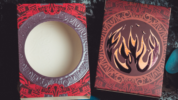 Atlantis Fire Playing Cards Playing Cards by Bacon Playing Card Company