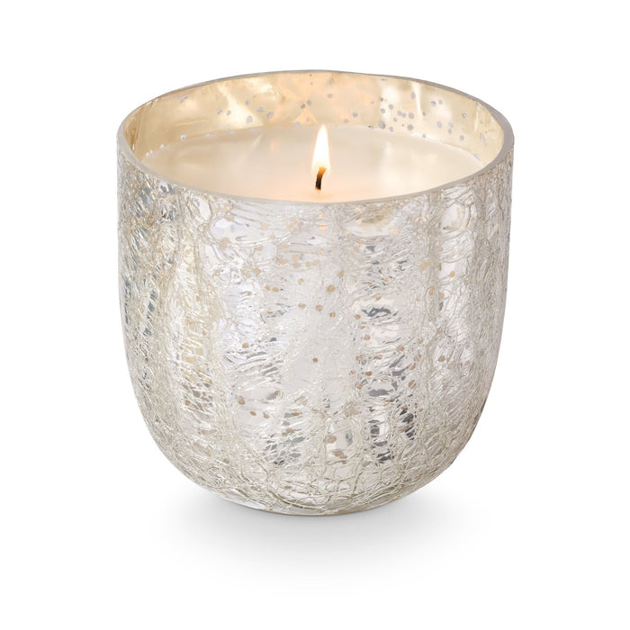 Balsam & Cedar Large Boxed Crackle Glass Candle - Illume Candles - 46284072000
