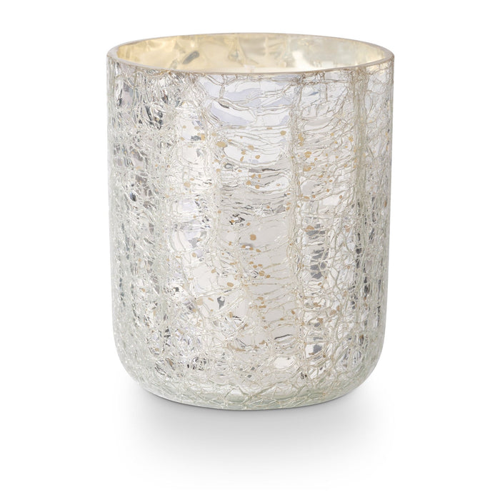 Balsam & Cedar Small Boxed Crackle Glass Candle - Illume Candles - 46280072000