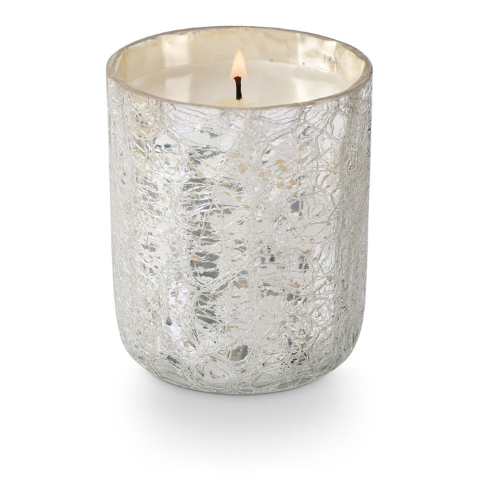 Balsam & Cedar Small Boxed Crackle Glass Candle - Illume Candles - 46280072000