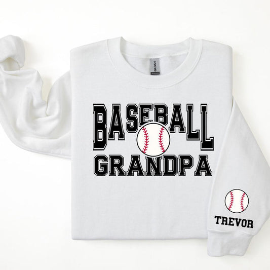 Baseball Personalized Sweatshirt for Mom, Dad or Family Supporters