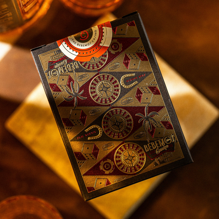 Theory 11 Playing cards deck with intricate design on a wooden surface