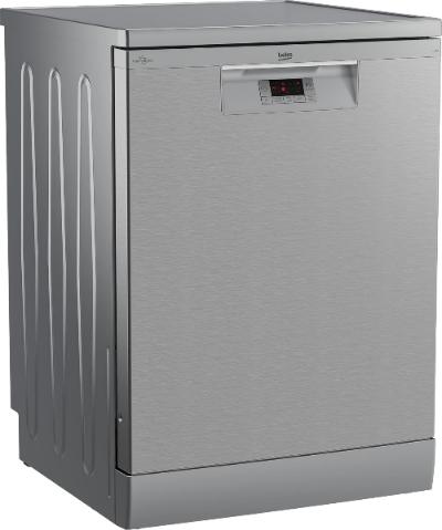 Beko Free Stand Dishwasher A++, 6Programs, 15Set, 2Racks, 3Sprays, Silver