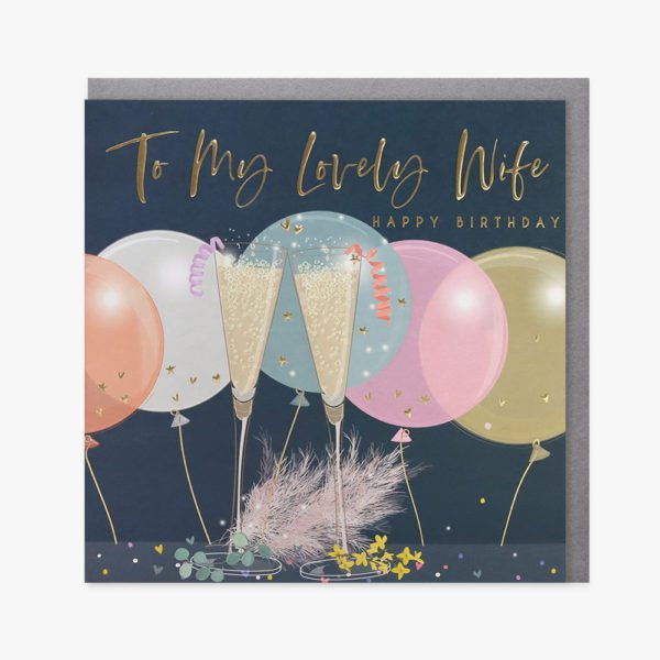 Belly Button Wife Birthday Greetings Card