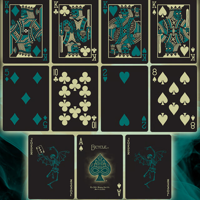 Bicycle Brimstone Playing Cards - Aqua
