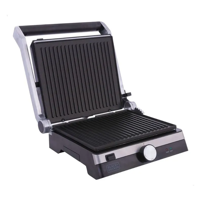 Black & Decker Grill, Non-Stick, 2000Watts, Stainless Steel