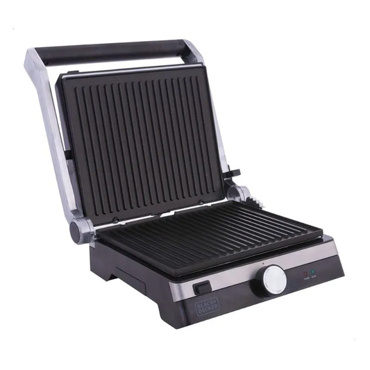Black & Decker Grill, Non-Stick, 2000Watts, Stainless Steel