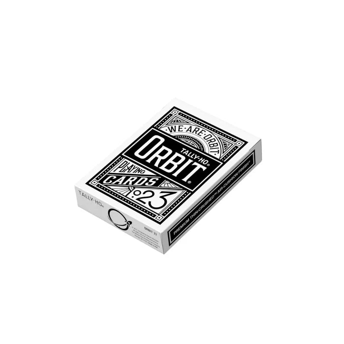 Black Orbit Tally Ho Circle Back Playing Cards Playing Cards by Orbit Playing Cards