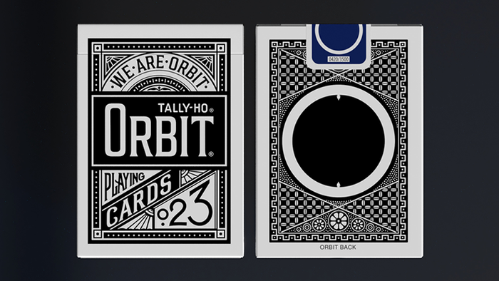 Black Orbit Tally Ho Circle Back Playing Cards Playing Cards by Orbit Playing Cards