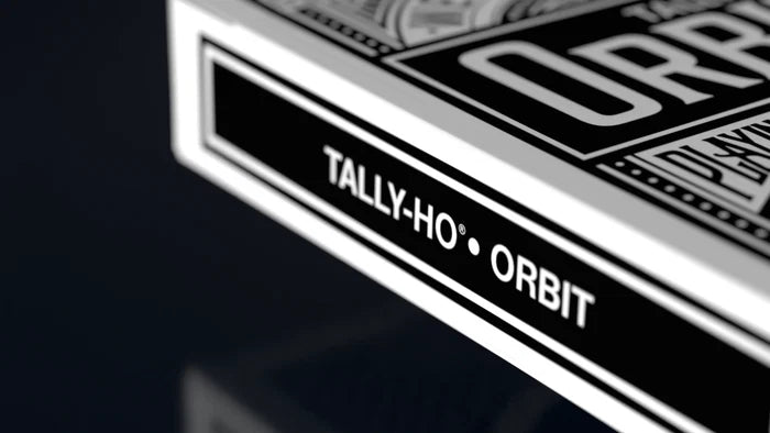 Black Orbit Tally Ho Circle Back Playing Cards Playing Cards by Orbit Playing Cards