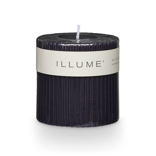 Blackberry Absinthe Small Fragranced Pillar Candle - Illume Candles - 46272329000