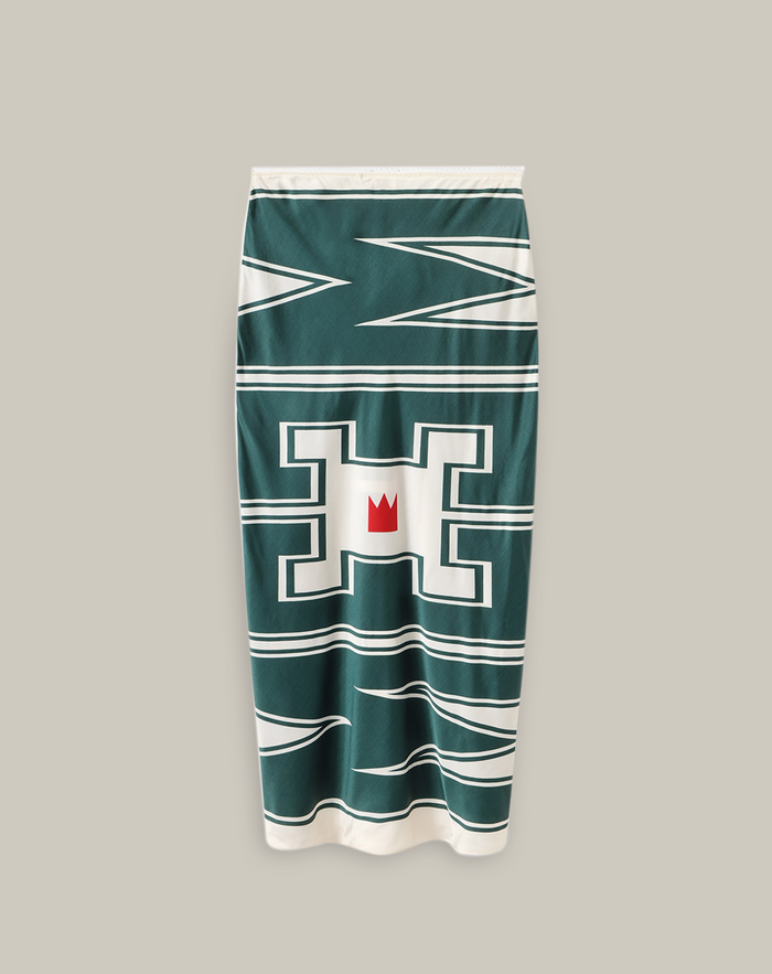 Blakely Sporty Jade Slip Skirt