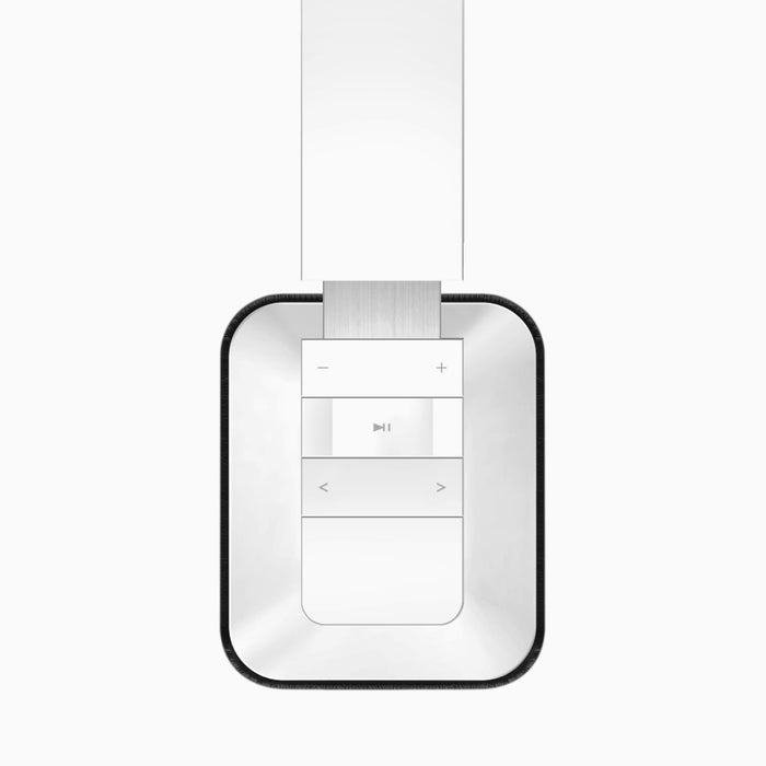 aluratek Bluetooth wireless stereo headphones white side