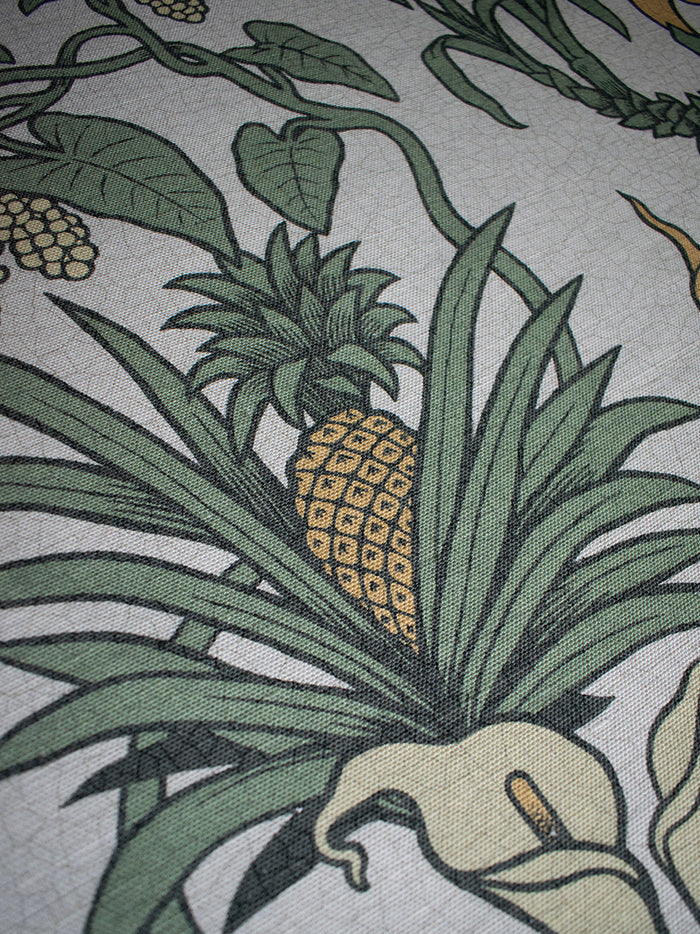 Botanize Heritage 'Palm Green' Linen Sample