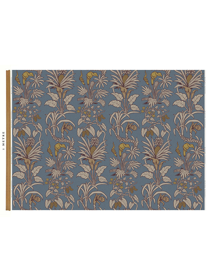 Botanize Heritage 'Whale Blue' Linen Sample