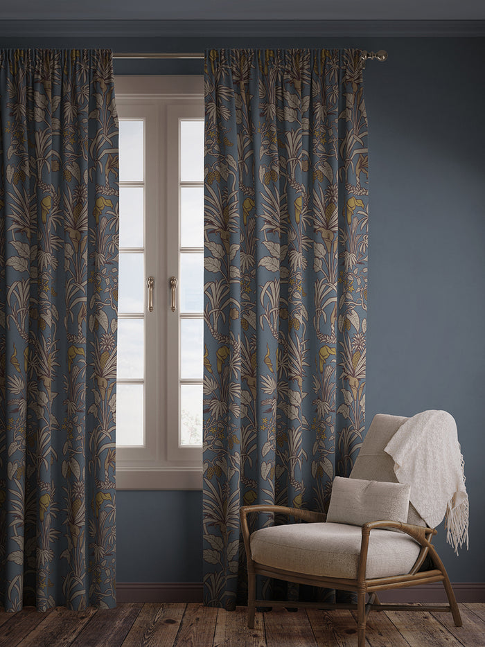 Botanize Heritage 'Whale Blue' Linen