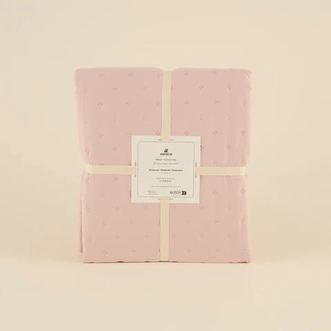Breezy – Jeté de lit rose poudré 160 x 240 cm