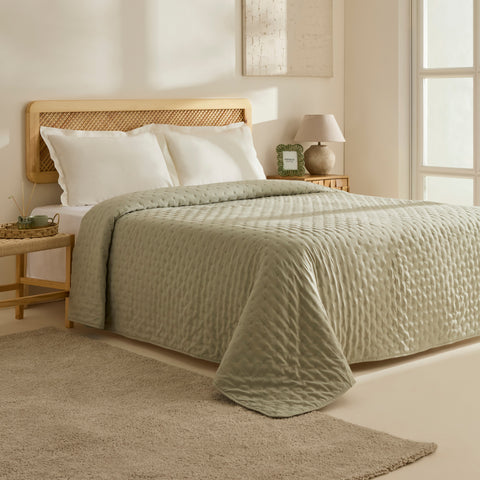 Breezy, Set de Couvre-lit, Vert Sauge