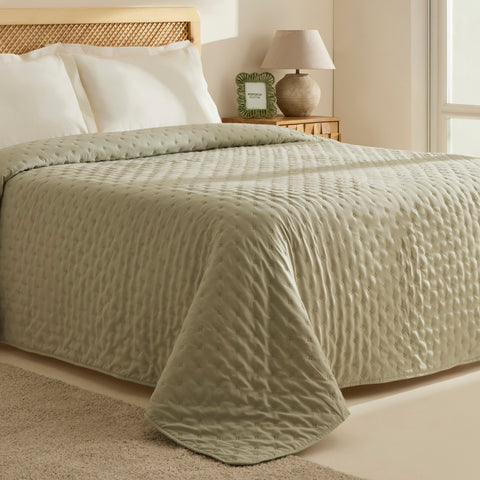 Breezy, Set de Couvre-lit, Vert Sauge