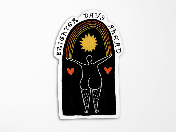 Brighter Days Vinyl Sticker