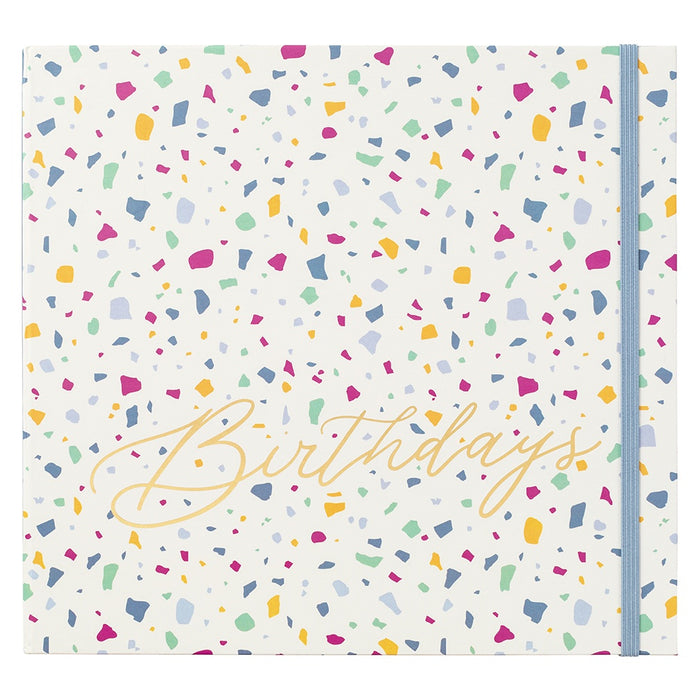 Busy B - Terrazo Birthday Card Book