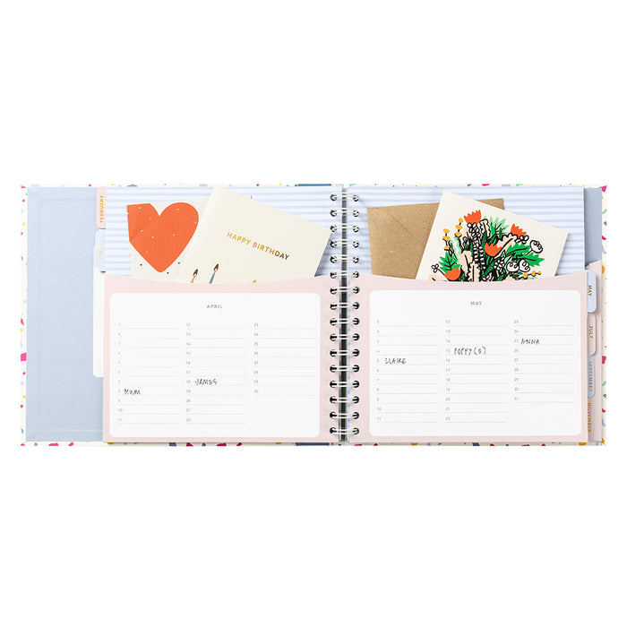Busy B - Terrazo Birthday Card Book