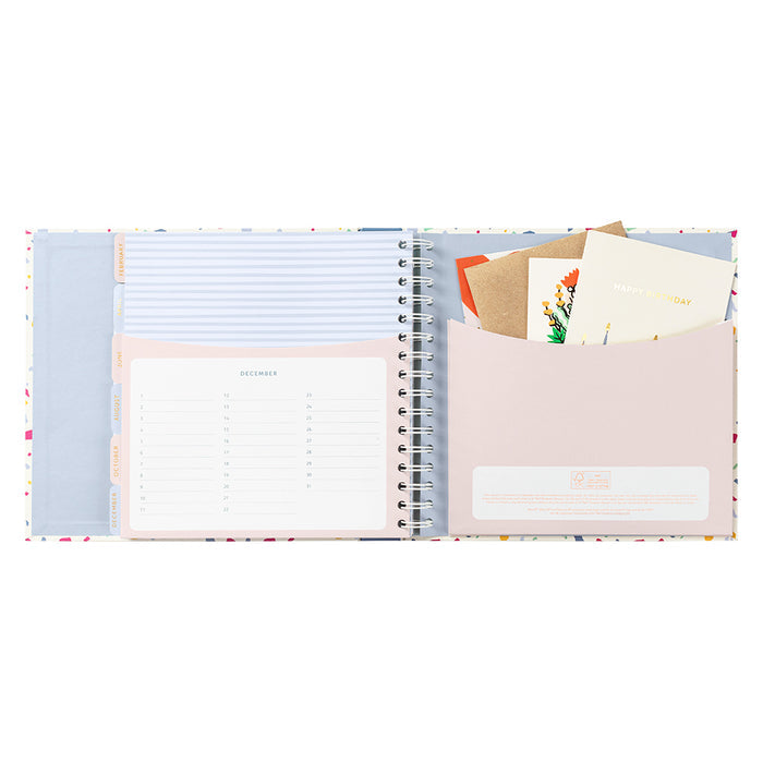 Busy B - Terrazo Birthday Card Book
