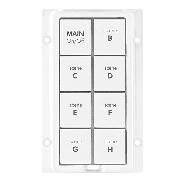White / 8-Button