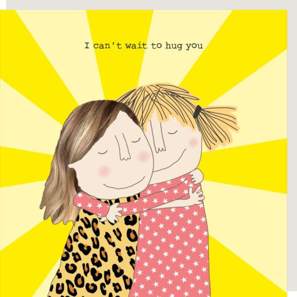 Can't Wait To Hug Greetings Card