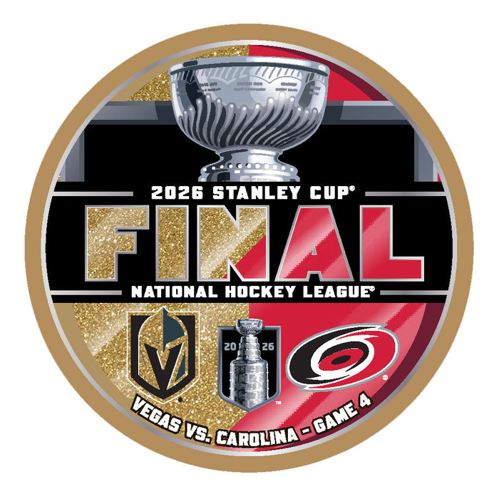 CAR vs. VGK 2026 Stanley Cup Final Match-Up Puck 6/9/2026 - Game 4