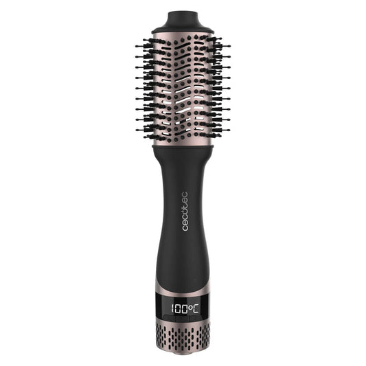 Cecotec Ceramic Care Unique Touch, Hot Air brush with Display, 1200Watts, Black