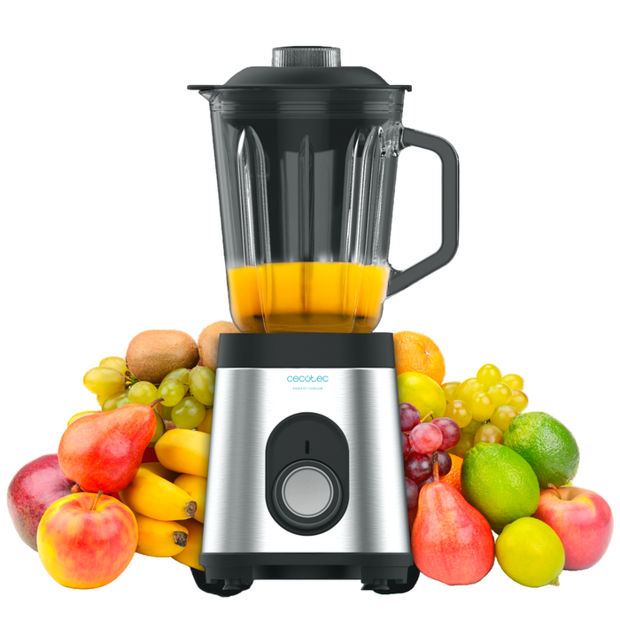Cecotec Inox Blender, 2Lit, 1800Watts, Black Titanium