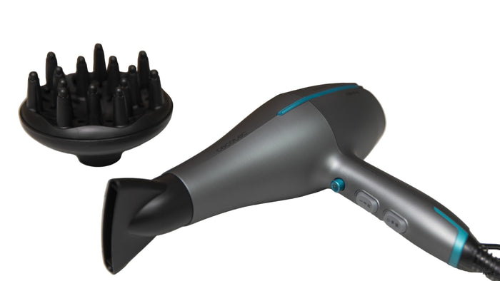 Cecotec Ioni care 5300 Maxi Aura, AC ionic Hair Dryer, 2200Watts, Black