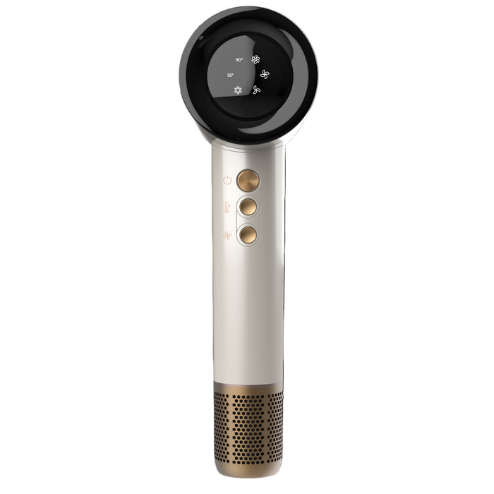 Cecotec Ioni Care Rock Star Nano Ion Tech, Hair Dryer with Plasma Technology, Champagne