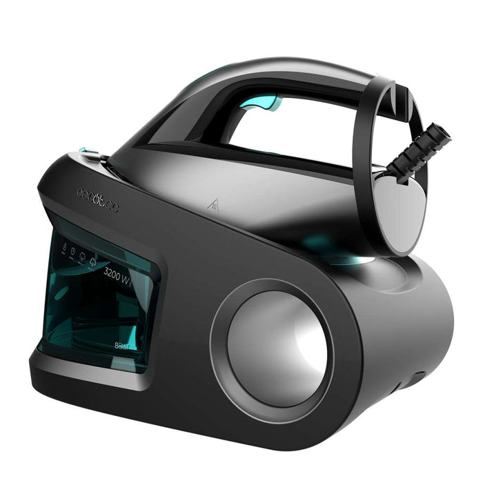 Cecotec Steam Generator Iron, 8Bar Pressure, Ceramic Turbo Slide Soleplate Anti-Scale, Anti-Drip, 3200Watts, Black