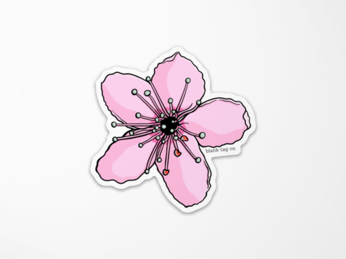 Cherry Blossom Vinyl Sticker