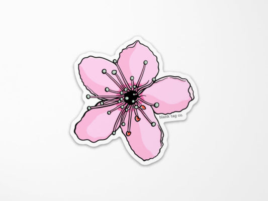 Cherry Blossom Vinyl Sticker