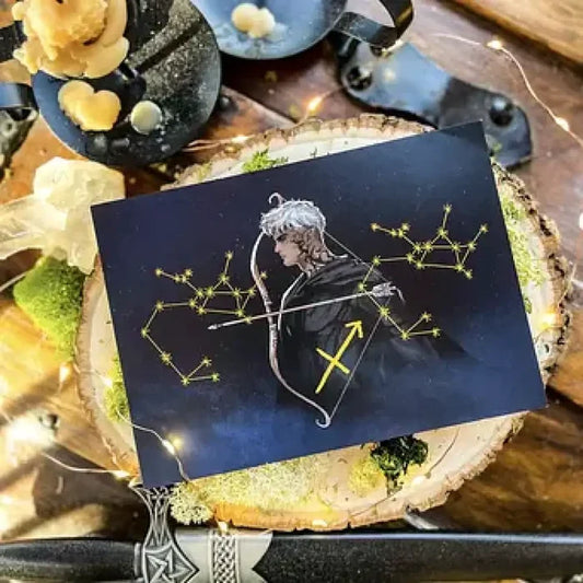 Collectible Sagittarius Zodiac Print SAGITTARIUS Art Prints