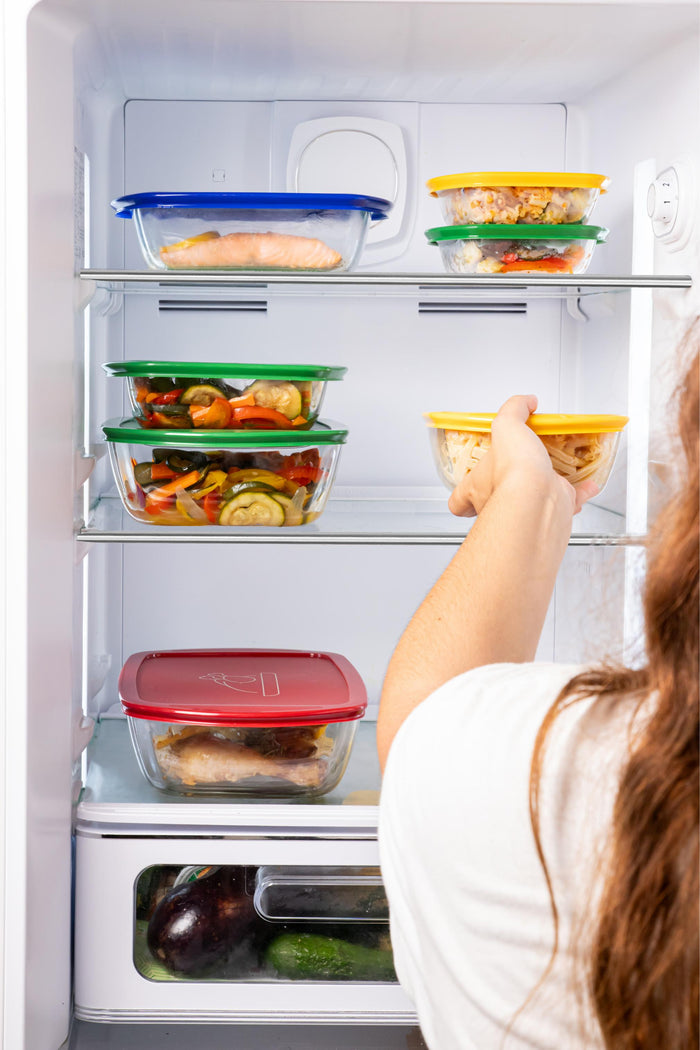 Cook & Store - Rectangular glass Fridge organizer Fish / Pasta